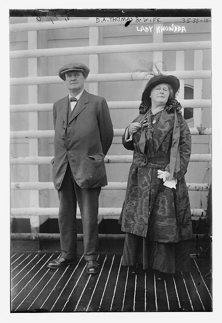 D.A. Thomas and wife, Lady Rhonda  (LOC)