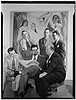 [Portrait of Johnny Richards, Eddie Sauter, Ralph Burns, Neal Hefti, George Handy, and Edwin A. Finckel, Museum of Modern Art, New York, N.Y., ca. Mar. 1947] (LOC) by The Library of Congress
