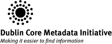 Dublin Core (Registered Trademark) Metadata Initiative logo and catchphrase: 
Making it easier to find information
