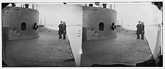 [James River, Va. Deck and turret of U.S.S. Monitor] (LOC)