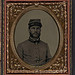 [Private R. Cecil Johnson of 8th Georgia Infantry Regiment and South Carolina Hampton Legion Cavalry Battalion in uniform] (LOC)