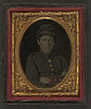 [Unidentified young soldier in Confederate artillery uniform and forage cap] (LOC) by The Library of Congress