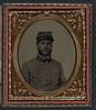 [Private R. Cecil Johnson of 8th Georgia Infantry Regiment and South Carolina Hampton Legion Cavalry Battalion in uniform] (LOC) by The Library of Congress