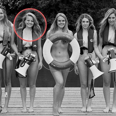 Photo: 'We're just raising money for charity': Female rower who stripped for naked calendar defends herself from feminist blogger's attack - http://bit.ly/ZmxZoG