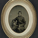 [Unidentified soldier in Union private's uniform] (LOC)