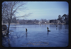 Skating, vicinity of Brockton, Mass. (LOC)