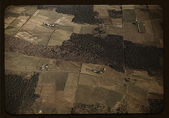 Potato farms showing layout of land and buildings, vicinity of Caribou, Aroostook, Me. (LOC)