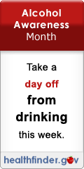 Alcohol Awareness Month - Take a day off from drinking this week