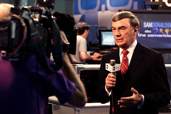 Sam Donaldson, shown at the Republican National Convention in 2000, was reportedly arrested this month on suspicion of DUI.