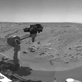 Smooth surfaces of windblown sand and dust of the 'Rocknest' area signal an appropriate place for NASA's Curiosity to collect and use the mission's first few scoopfuls of soil.