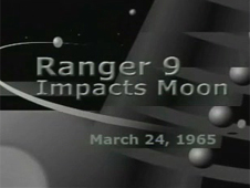 Ranger 9 Impacts Moon