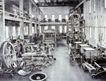 Illustration of the interior of the machine shop