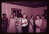 Scene at square dance in rural home in McIntosh County, Oklahoma (LOC) by The Library of Congress