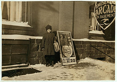 Morris Levine, 212 Park Street. 11 years old and sells papers every day--been selling five years. Makes 50 cents Sundays and 30 cents other days.  Location: Burlington, Vermont (LOC)