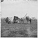 [Cold Harbor, Va. Photographer's wagon and tent] (LOC)