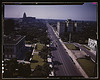 Looking north on Woodward Ave., from the Maccabee[s] Building with the Fisher Building at the far left, and the Wardell Hotel at the middle right, Detroit, Mich. (LOC) by The Library of Congress