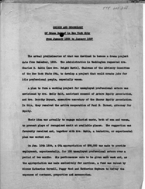 Image 1 of 21, Correspondence, Memoranda - 1937-38 - Origin and C