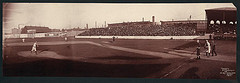 [Boston, American League base ball grounds, players and bleachers] (LOC)