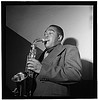 [Portrait of Charlie Parker, Carnegie Hall, New York, N.Y., ca. 1947] (LOC) by The Library of Congress