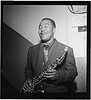 [Portrait of Charlie Parker, Carnegie Hall, New York, N.Y., ca. 1947] (LOC) by The Library of Congress