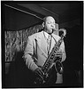 [Portrait of Coleman Hawkins, Spotlite (Club), New York, N.Y., ca. Sept. 1946] (LOC) by The Library of Congress