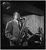 [Portrait of Coleman Hawkins and Miles Davis, Three Deuces, New York, N.Y., ca. July 1947] (LOC) by The Library of Congress