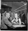 [Portrait of Tommy Dorsey, Beryl Davis, Georgie Auld, Ray McKinley, Johnny Desmond, Vic Damone, Mel Tormé, Mary Lou Williams, and Josh White, WMCA, New York, N.Y., ca. Oct. 1947] (LOC) by The Library of Congress