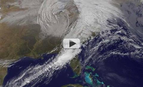 Winter Storm 'Draco' Seen From Space | Video