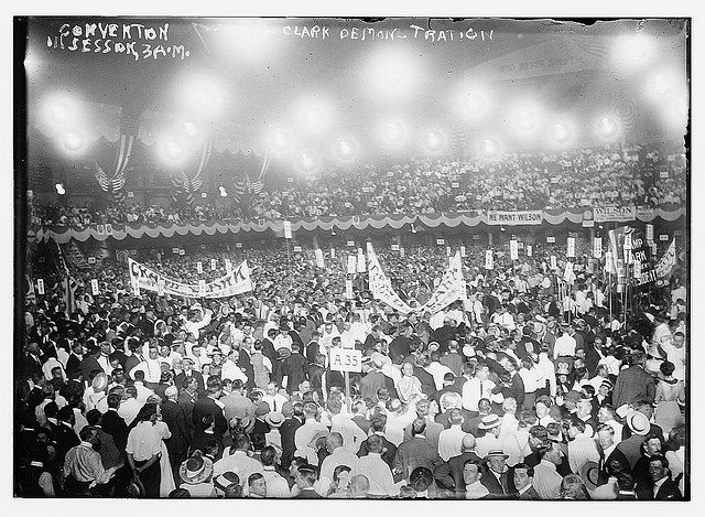 Convention in session, 3AM - Clark Demonstration (LOC)