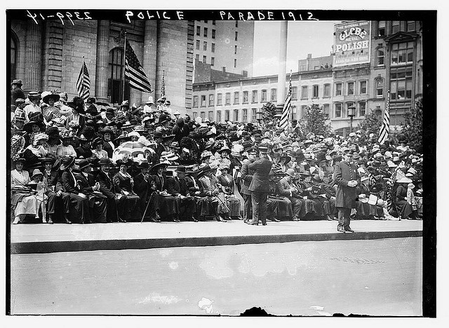 Police Parade, 1912 (LOC)