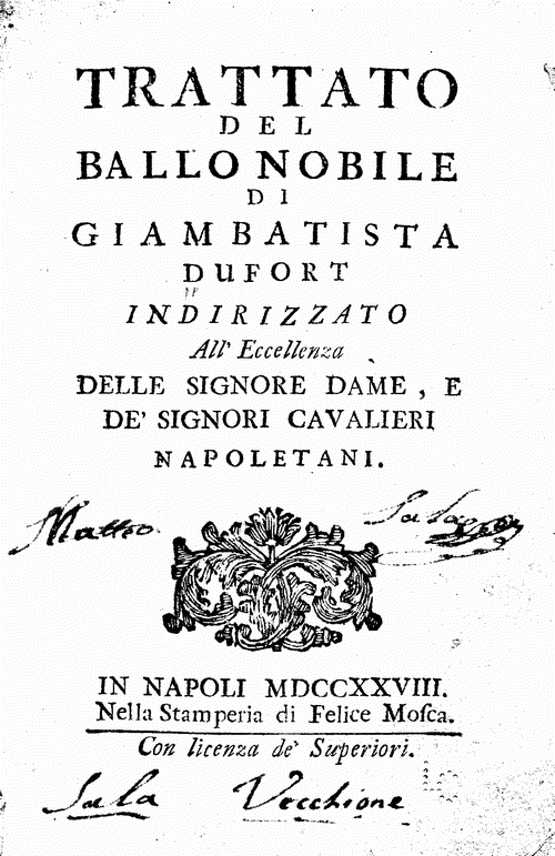 , Trattato del ballo nobile,