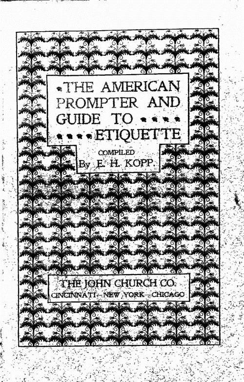 , The American prompter and guide to etiquette,