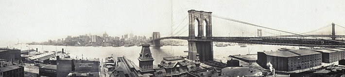 Brooklyn Bridge. Irving Underhill, 1913.