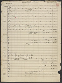 Der fliegende Hollander. Overture [manuscript score]