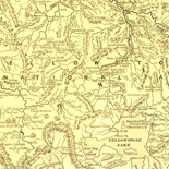 Map of the Yellowstone National Park, showing routes and ticketing facilities of the American Exchange Travelers' Bureau.