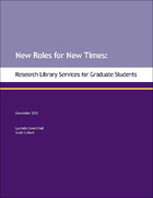 Research Library Services for Graduate Students cover