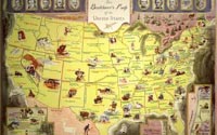 Booklover's Map of the United States