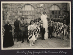 American Colony members including Anna Spafford (left) celebrating the Fourth of July with General Allenby