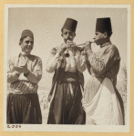 three Alawi musicians, near Antioch, Turkey