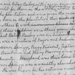 Frederick Douglass's genealogical notes, n.d. Autograph manuscript.