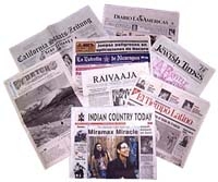 assorted U.S. newspapers