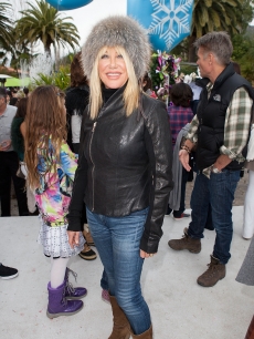 Suzanne Somers is spotted at John Paul DeJoria’s annual winter wonderland holiday party on December 22, 2012 in Malibu, Calif.