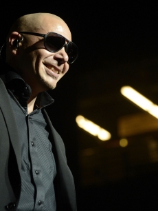 Pitbull performs during his New Year’s Eve weekend concert series at The Pearl concert theatre at the Palms Casino Resort on December 28, 2012 in Las Vegas, Nevada