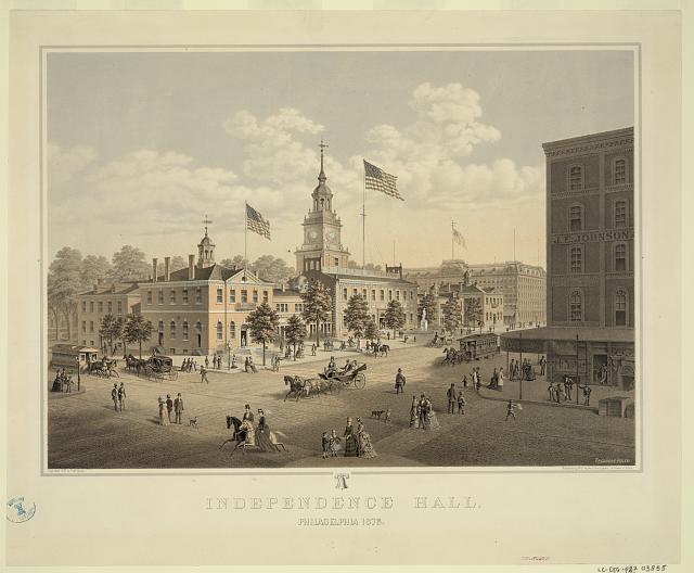 Independence Hall. Philadelphia 1876