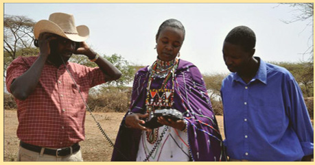 Maasai interviewers, August 2008