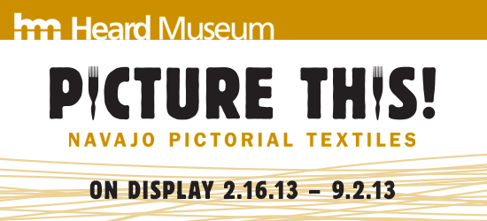 Picture This! Navajo Pictorial Textiles opens February 16, 2013