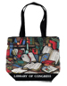 Painted Books Tote Bags
