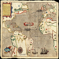 Boazio Map Trivet