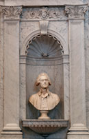 The Thomas Jefferson Bust in the Great Hall