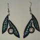 Minerva Mosaic Leaf Earrings